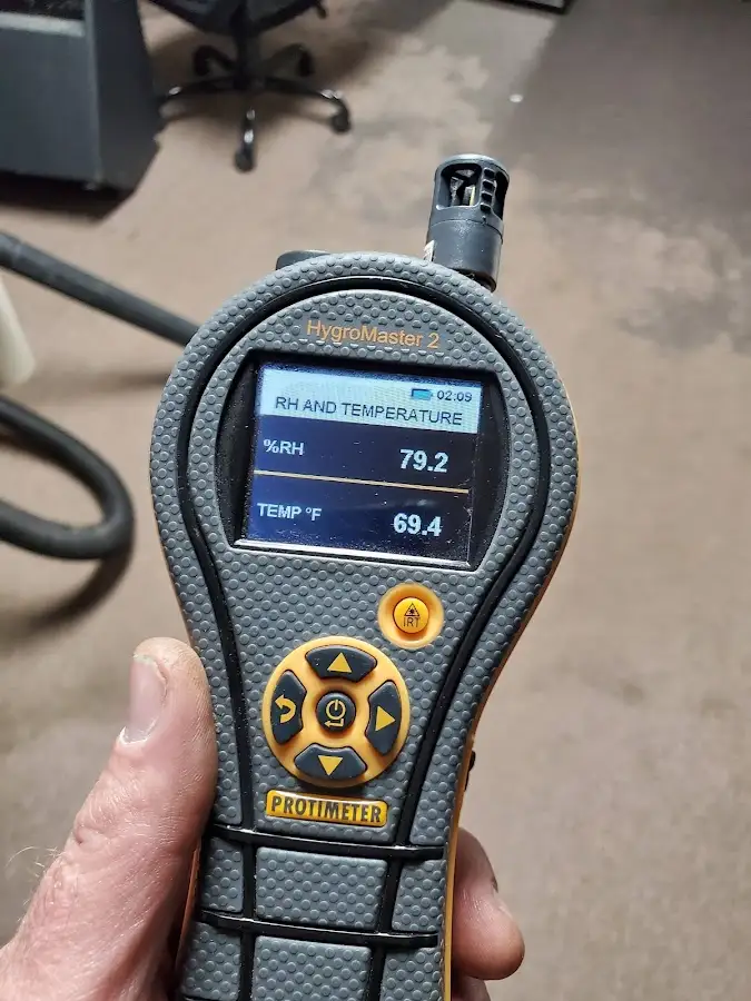 Moisture meter humidity assessment for Fire & Smoke Damage Restoration in Brookline